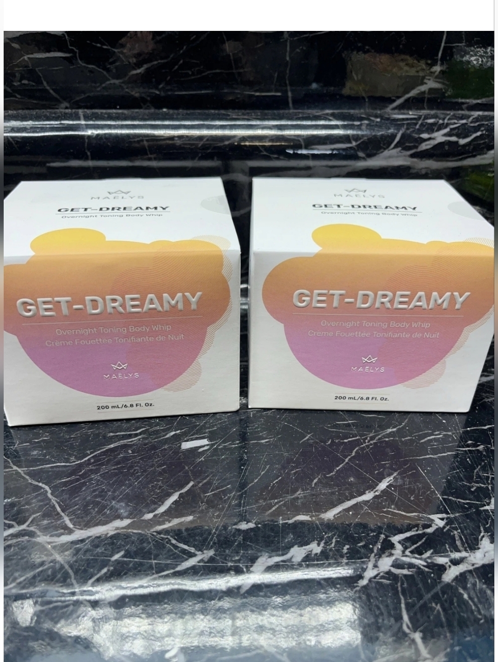 NEW SEALED (2) MAELYS 6.8 Ounces  GET-DREAMY Overnight Toning Body Whip 🤍🤍